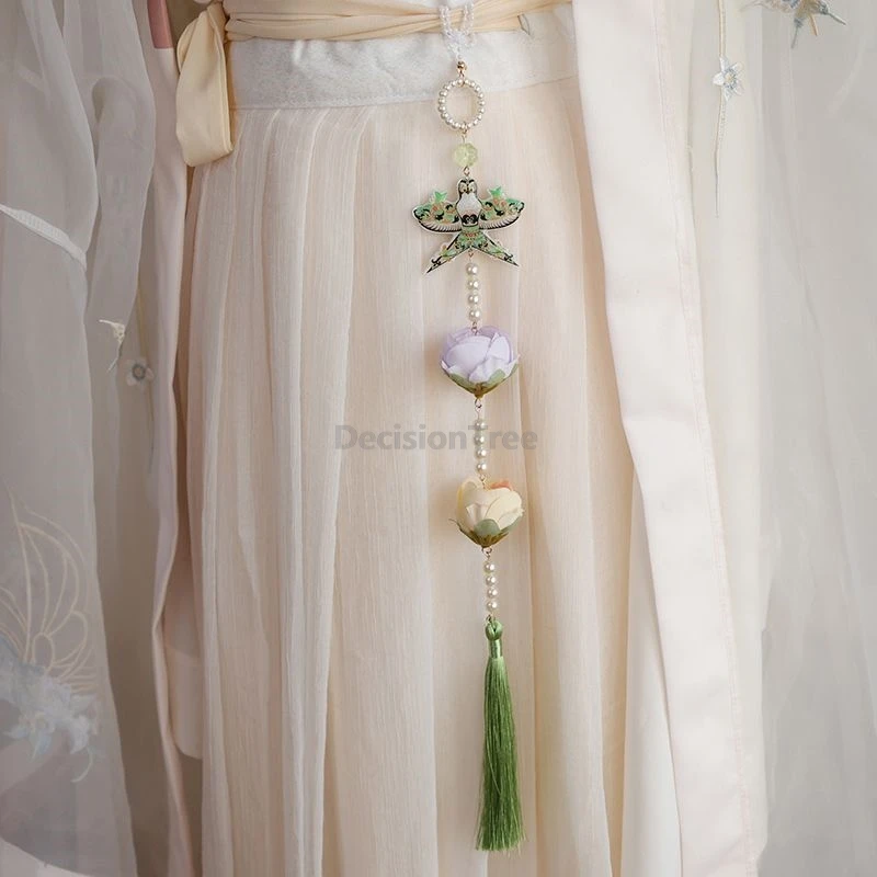 2025 элегантный сказочный китайский древний пояс, висящий винтажный модный универсальный аксессуар ханьфу, традиционная загнутая шаговая поясная цепочка
2025 элегантный сказочный китайский древний пояс, висящий винтажный модный универсальный аксессуар ханьфу, традиционная загнутая шаговая поясная цепочка