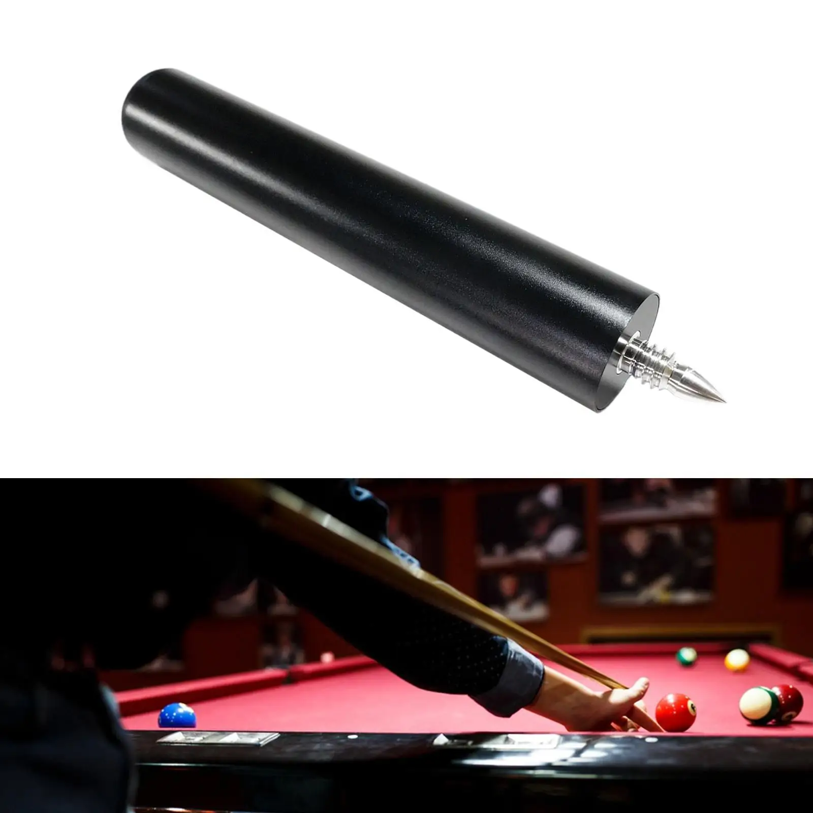 Pool Cue Extender Compact Attachment Billiard Snooker Cue Extension for Beginners Billiard Enthusiasts Adults Snooker Accessory
Pool Cue Extender Compact Attachment Billiard Snooker Cue Extension for Beginners Billiard Enthusiasts Adults Snooker Accessory