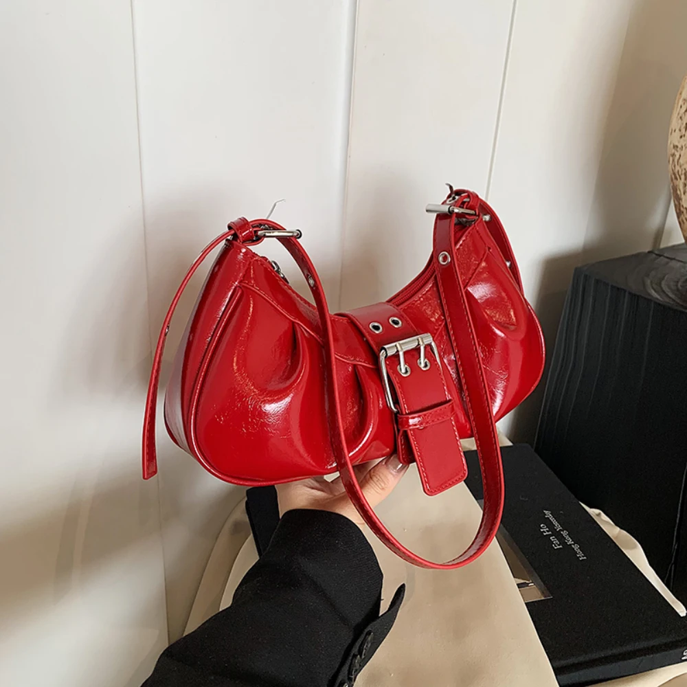 2025 New Fashion Single Shoulder Bag Korean Style Ins High-Grade Glossy PU Leather Underarm Bags Working Commute Crossbody Packs
2025 New Fashion Single Shoulder Bag Korean Style Ins High-Grade Glossy PU Leather Underarm Bags Working Commute Crossbody Packs