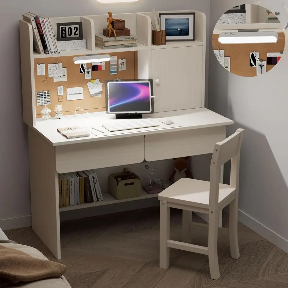 Детский комплект: стол и стул с подсветкой и зарядной станцией, 3 открытые секции и полки, идеально подходит для девичьей спальни
Детский комплект: стол и стул с подсветкой и зарядной станцией, 3 открытые секции и полки, идеально подходит для девичьей спальни