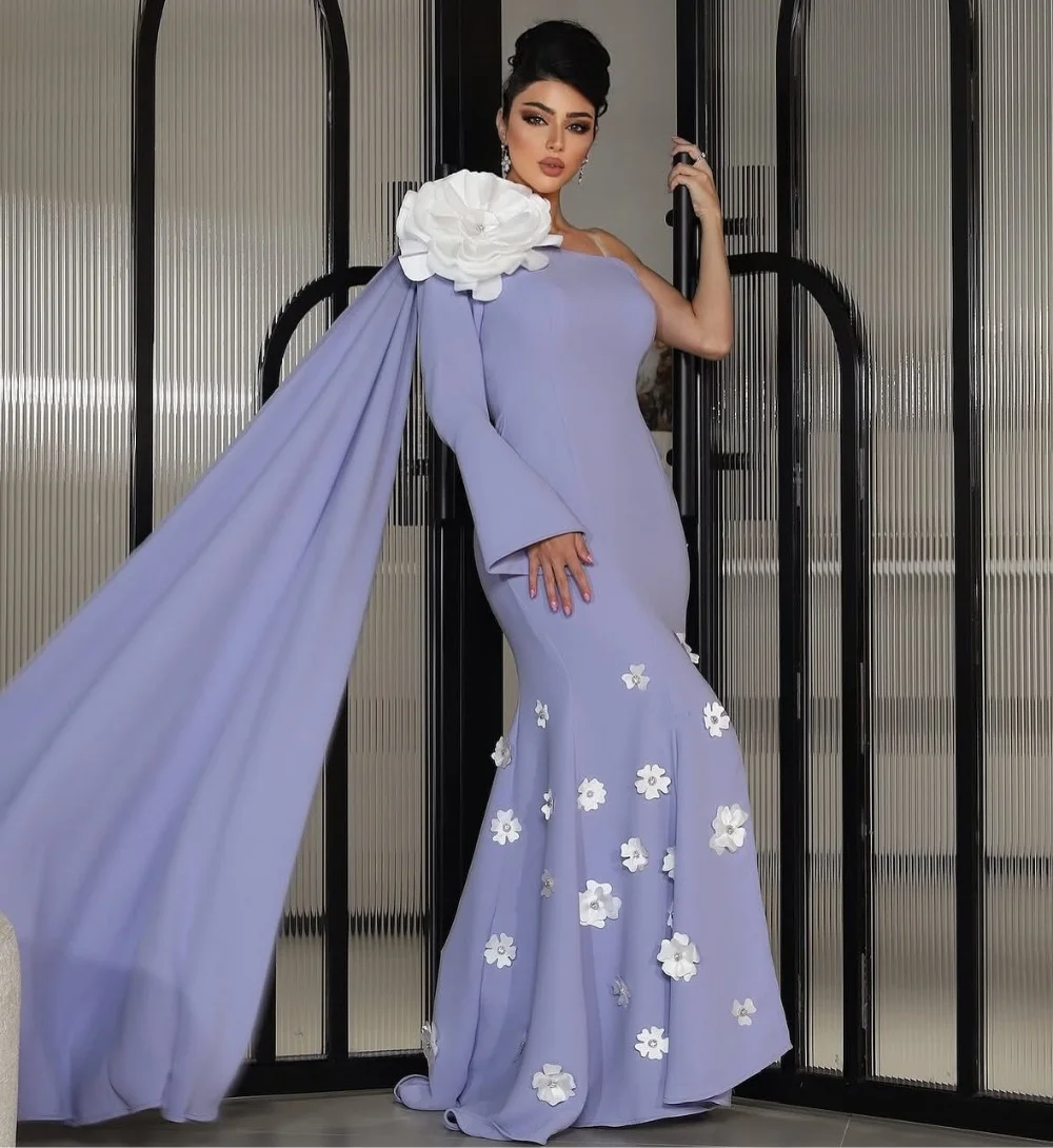Customized High Quality Jersey Pleat Flower Trumpet One-shoulder Long Dresses Bespoke Occasion Sizes Available
Customized High Quality Jersey Pleat Flower Trumpet One-shoulder Long Dresses Bespoke Occasion Sizes Available