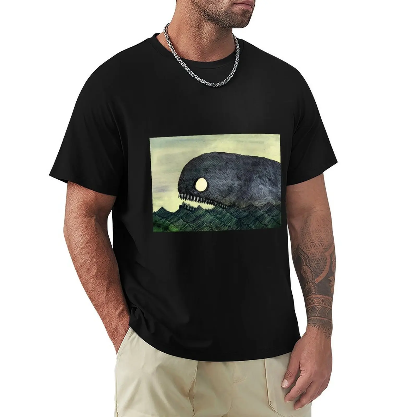 Monstrous Whale T-Shirt Comfortable Basic Crew Neck Tee
Monstrous Whale T-Shirt Comfortable Basic Crew Neck Tee