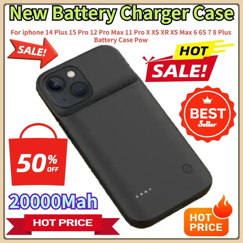 20000Mah New Battery Charger Case For iphone 14 Plus 15 Pro 12 Pro Max 11 Pro X XS XR XS Max 6 6S 7 8 Plus Battery Case Pow
20000Mah New Battery Charger Case For iphone 14 Plus 15 Pro 12 Pro Max 11 Pro X XS XR XS Max 6 6S 7 8 Plus Battery Case Pow