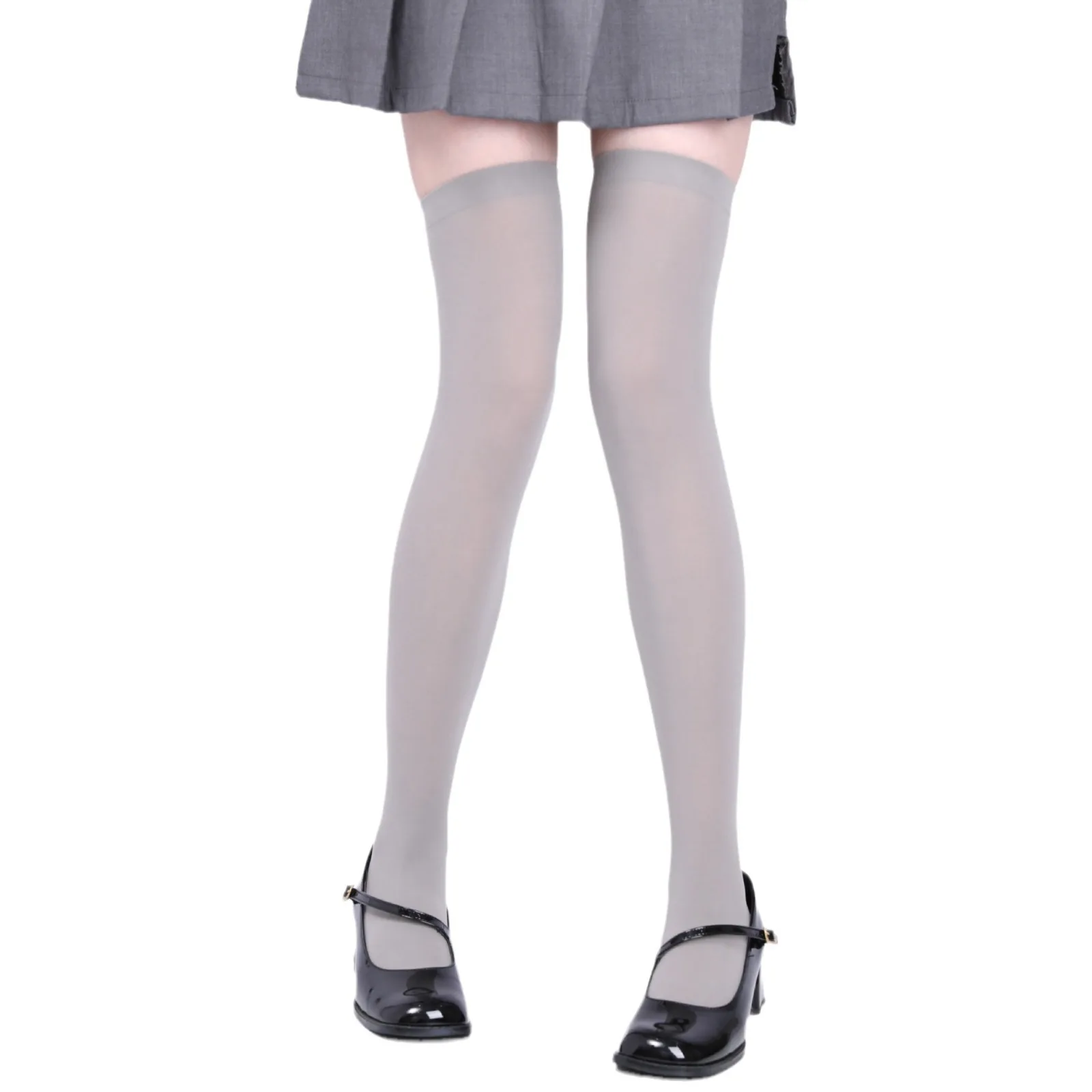 Solid Color Transparent Stockings Cosplay Costume JK Uniform Accessory Lolita Dress Thigh High Hosiery Cute Girl Knee High Socks
Solid Color Transparent Stockings Cosplay Costume JK Uniform Accessory Lolita Dress Thigh High Hosiery Cute Girl Knee High Socks