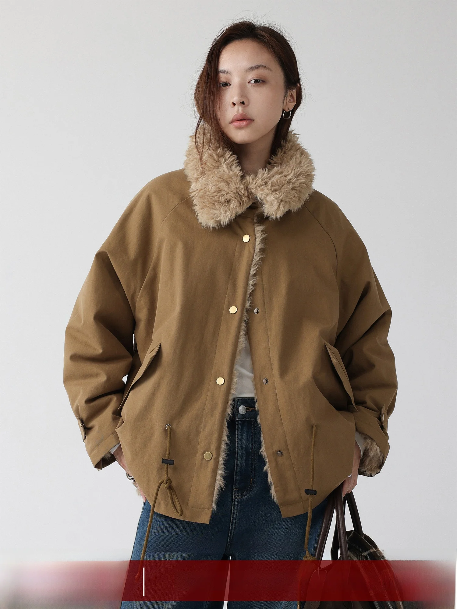 LowCalorie 'Snow Plains Pastoral' Thiened eepskin Collar Leather And Fur Inteated Jaet LowCalorie High Quali Women'...
LowCalorie 'Snow Plains Pastoral' Thiened eepskin Collar Leather And Fur Inteated Jaet LowCalorie High Quali Women'...