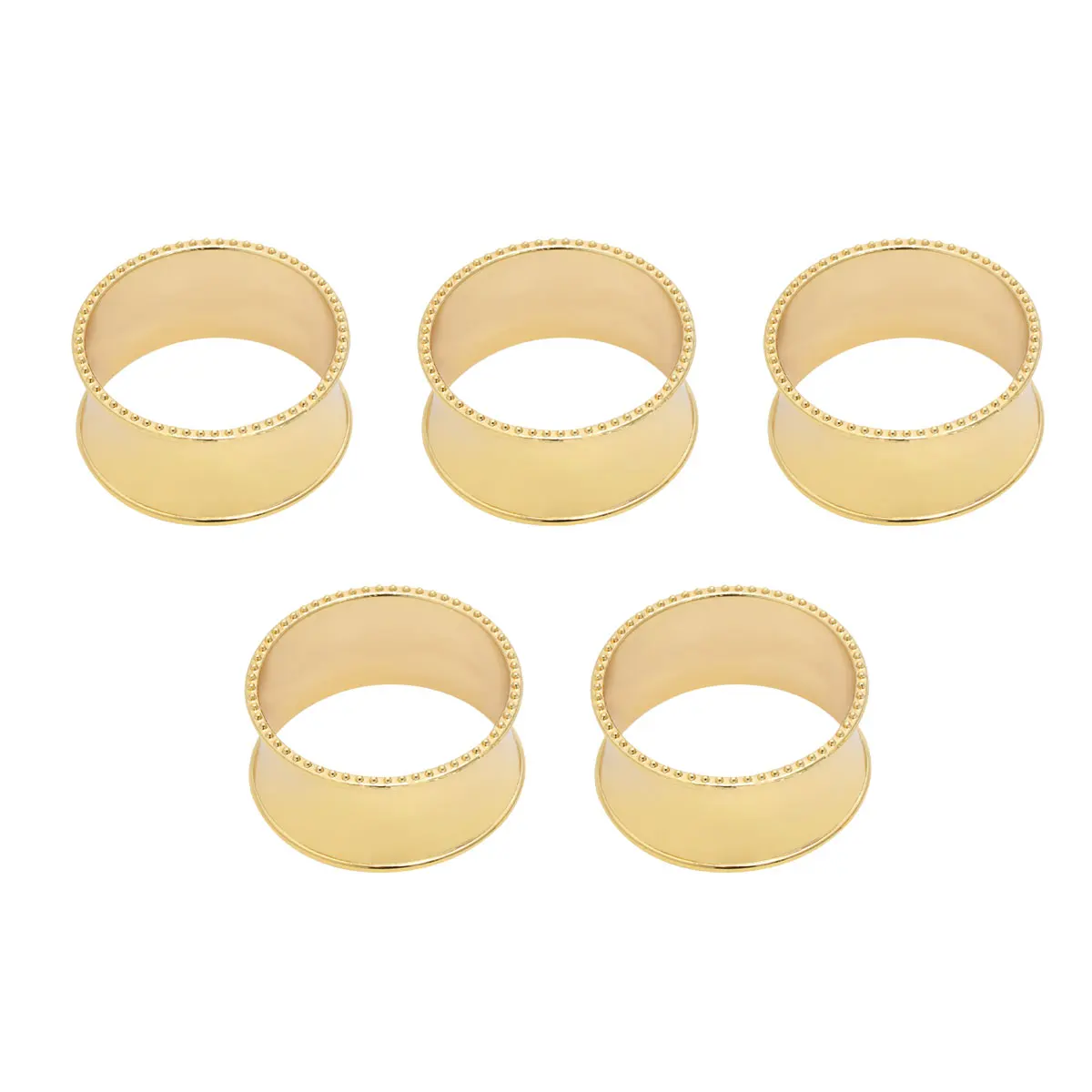 5Pcs Oval Beaded Napkin Ring Stainless Steel Anti-Rust Table Decoration for Wedding Dinner Hotel Restaurant
5Pcs Oval Beaded Napkin Ring Stainless Steel Anti-Rust Table Decoration for Wedding Dinner Hotel Restaurant