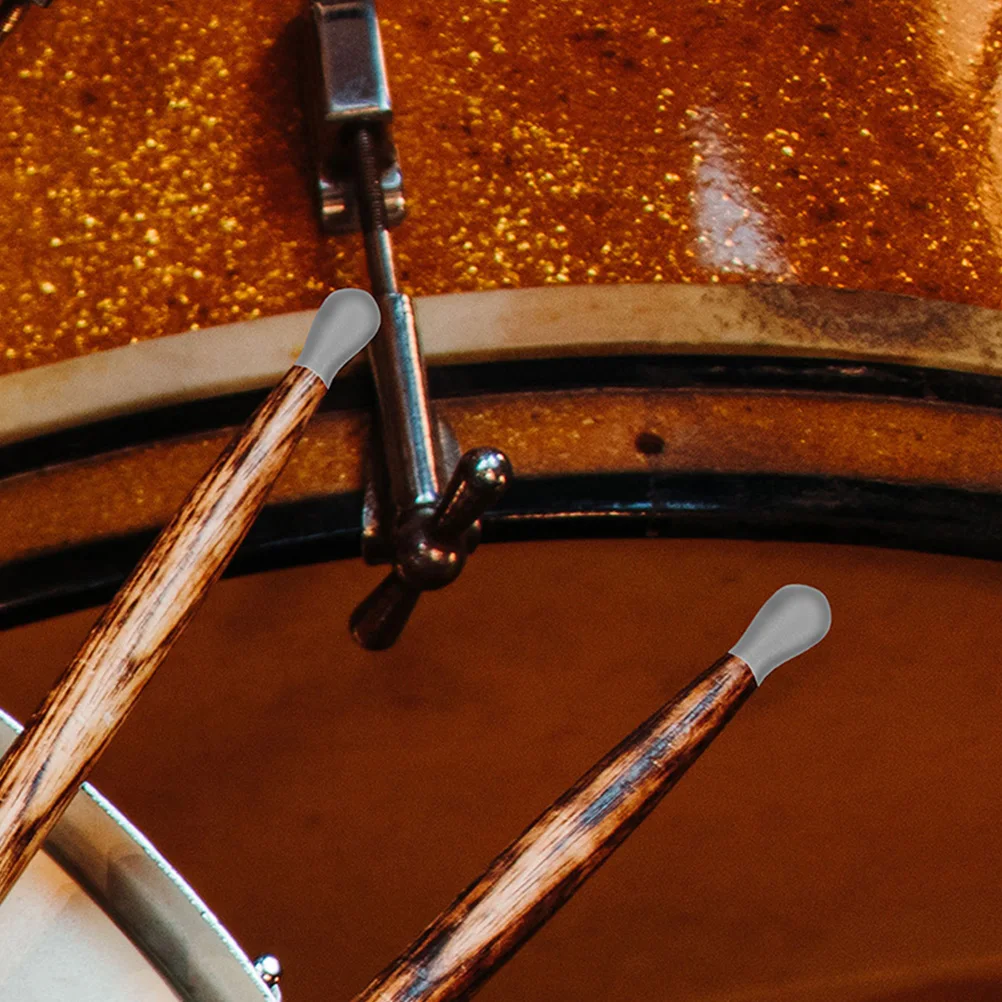 20pcs Drumstick Protector Grey Caps Silent Practice Tips Drum Accessories Musical Instrument
20pcs Drumstick Protector Grey Caps Silent Practice Tips Drum Accessories Musical Instrument