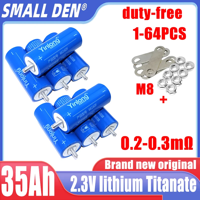 1-64pcs original yinlong 2.3V 45Ah Lithium titanate lto Battery 10c DIY 12V 24V Electric Boat Solar Speaker Car Power Battery
1-64pcs original yinlong 2.3V 45Ah Lithium titanate lto Battery 10c DIY 12V 24V Electric Boat Solar Speaker Car Power Battery