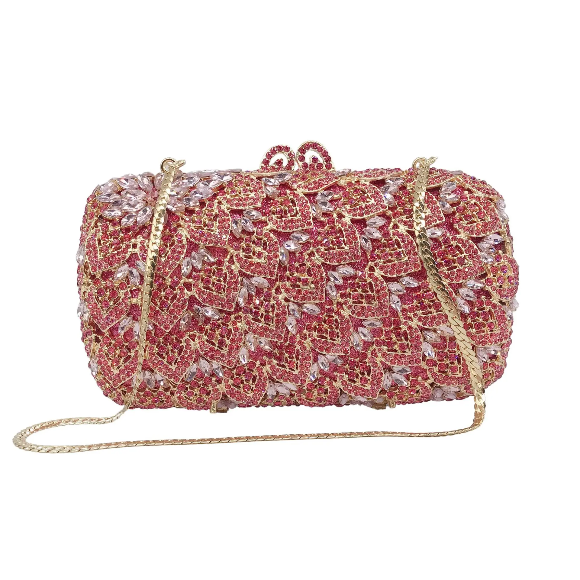Hollow Metal Diamond Dinner Bag Ladies Banquet Dress Full Diamond Clutch Stone Clutch High-End Ladies' Banquet Bag Botega Venta 
Hollow Metal Diamond Dinner Bag Ladies Banquet Dress Full Diamond Clutch Stone Clutch High-End Ladies' Banquet Bag Botega Venta