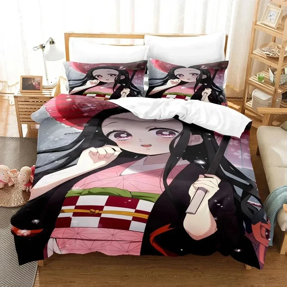 Аниме Demon Slayer Nezuko комплект постельного белья пододеяльник постельное белье пододеяльник наволочка одеяло king Queen Size для мальчиков и взрослых
Аниме Demon Slayer Nezuko комплект постельного белья пододеяльник постельное белье пододеяльник наволочка одеяло king Queen Size для мальчиков и взрослых