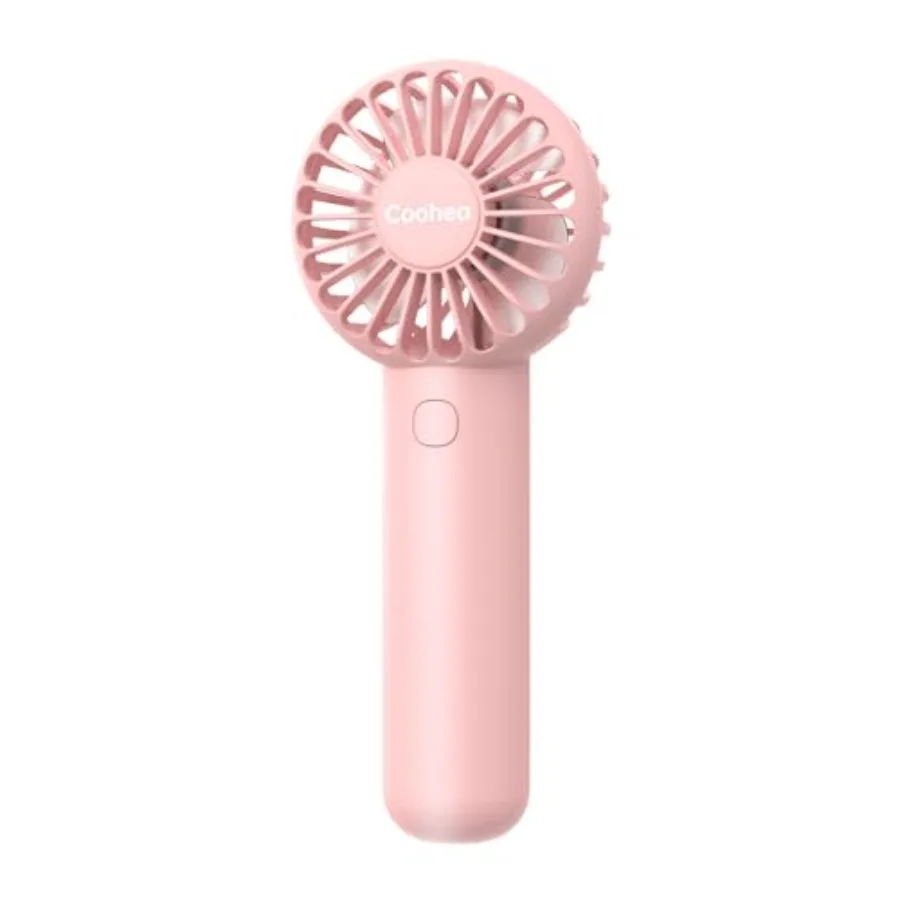 Mini Handheld Fan, Small Cute Design, 3 Powerful Speeds, USB Rechargeable Battery Operated, Personal Portable Fan with Base and
Mini Handheld Fan, Small Cute Design, 3 Powerful Speeds, USB Rechargeable Battery Operated, Personal Portable Fan with Base and