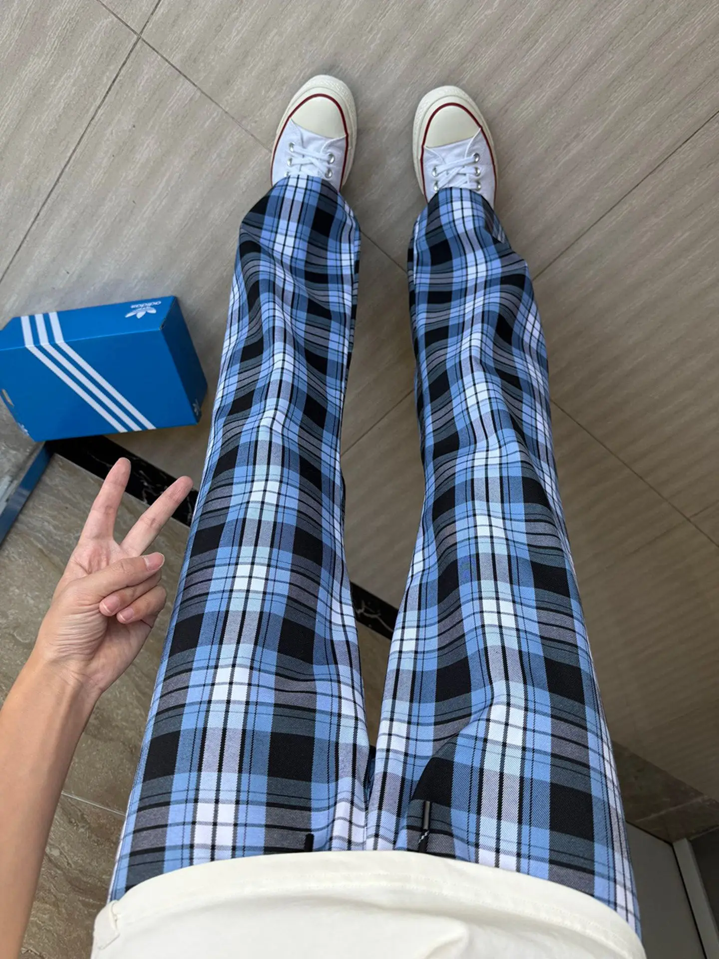 Cleanfit Blue Plaid Casual Pants Men's Summer Thin Sport American Match Straight Leg Wide Leg Pants Casual Trousers
Cleanfit Blue Plaid Casual Pants Men's Summer Thin Sport American Match Straight Leg Wide Leg Pants Casual Trousers
