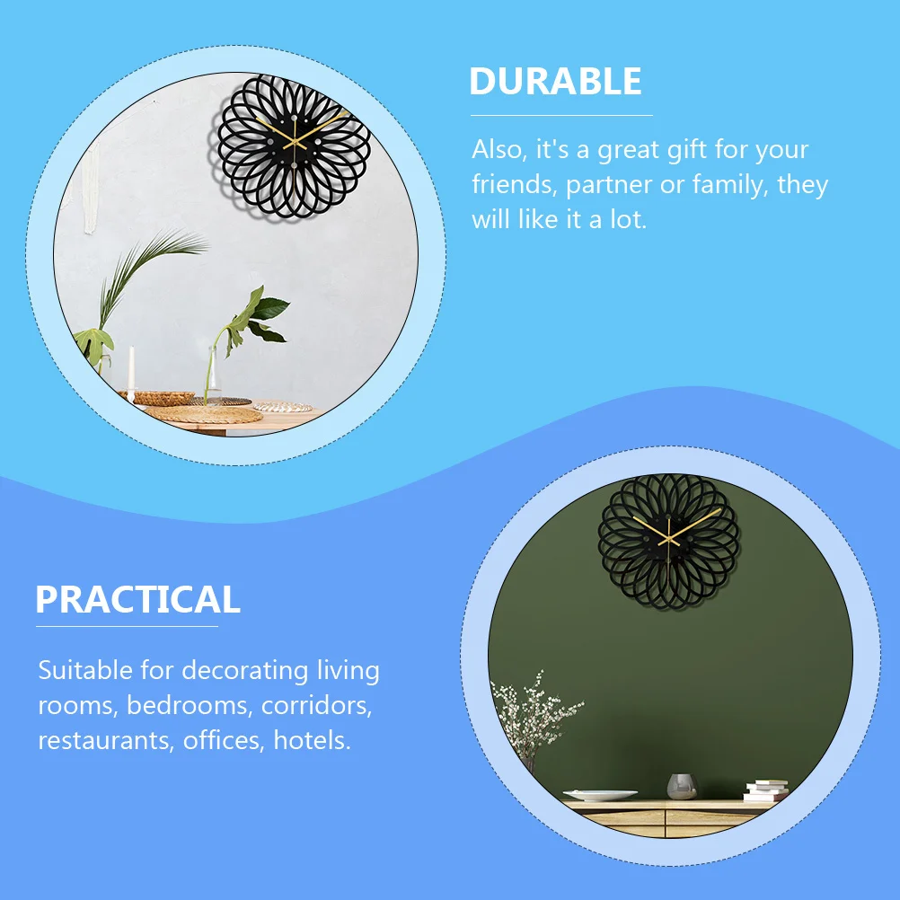 Modern Black Acrylic Wall Clock Silent Mechanism Accurate Time Decorative 3D Wall Hanging Clock for Bedroom Living Room 
Modern Black Acrylic Wall Clock Silent Mechanism Accurate Time Decorative 3D Wall Hanging Clock for Bedroom Living Room