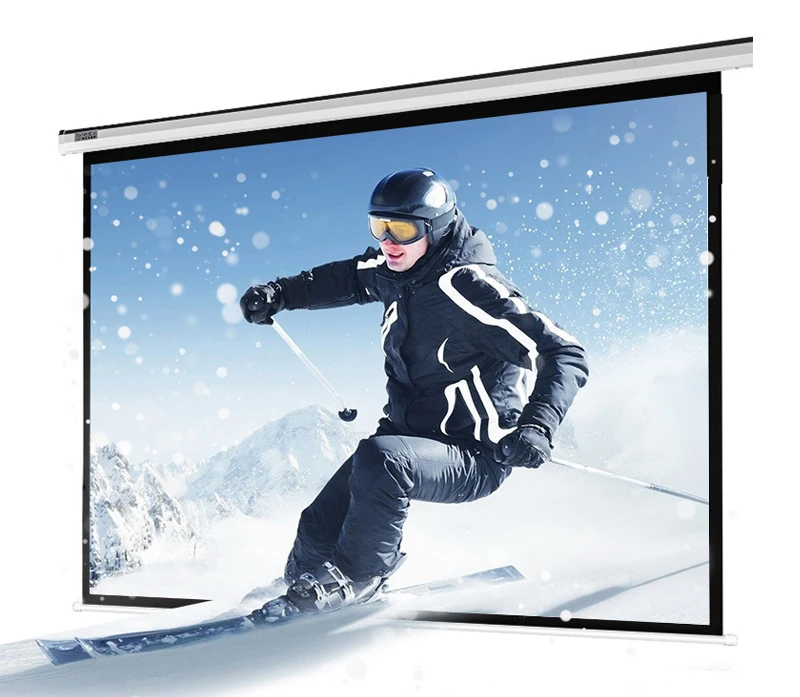 HD projection screen 100 inch 4:3 electric lift projector screen automatic remote control home theater screen
HD projection screen 100 inch 4:3 electric lift projector screen automatic remote control home theater screen