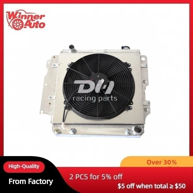 8101 Aluminum 3Rows Radiator Shroud Fan For 87-06 Jeep Wrangler YJ TJ w/Chevy V8
8101 Aluminum 3Rows Radiator Shroud Fan For 87-06 Jeep Wrangler YJ TJ w/Chevy V8