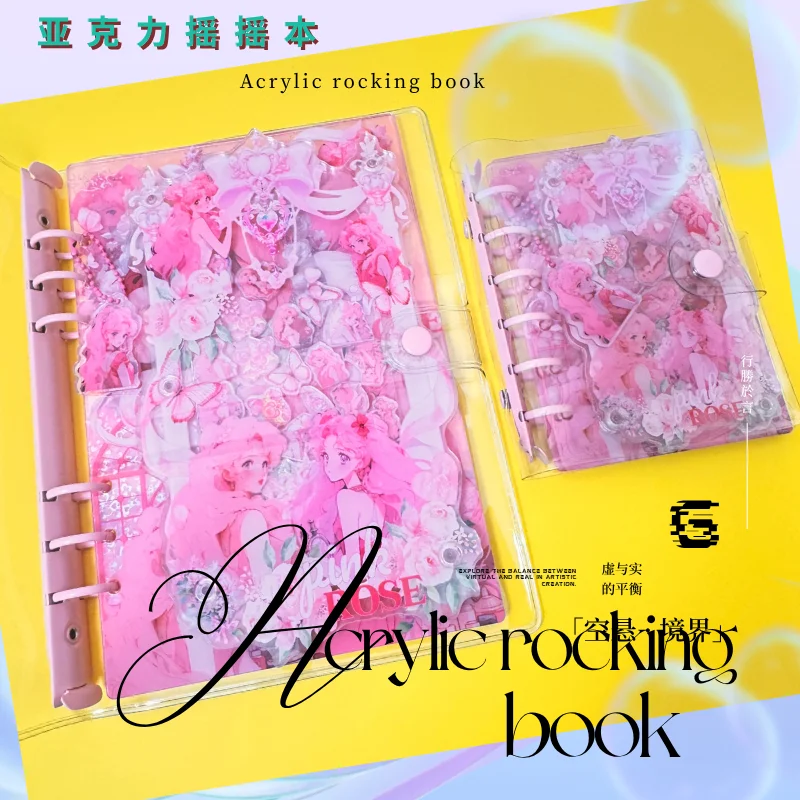 Acrylicrocking notebook A5A7 beautiful girl anime diary scrapbook DIY writing portable palm stationery kawaii school friend gift
Acrylicrocking notebook A5A7 beautiful girl anime diary scrapbook DIY writing portable palm stationery kawaii school friend gift