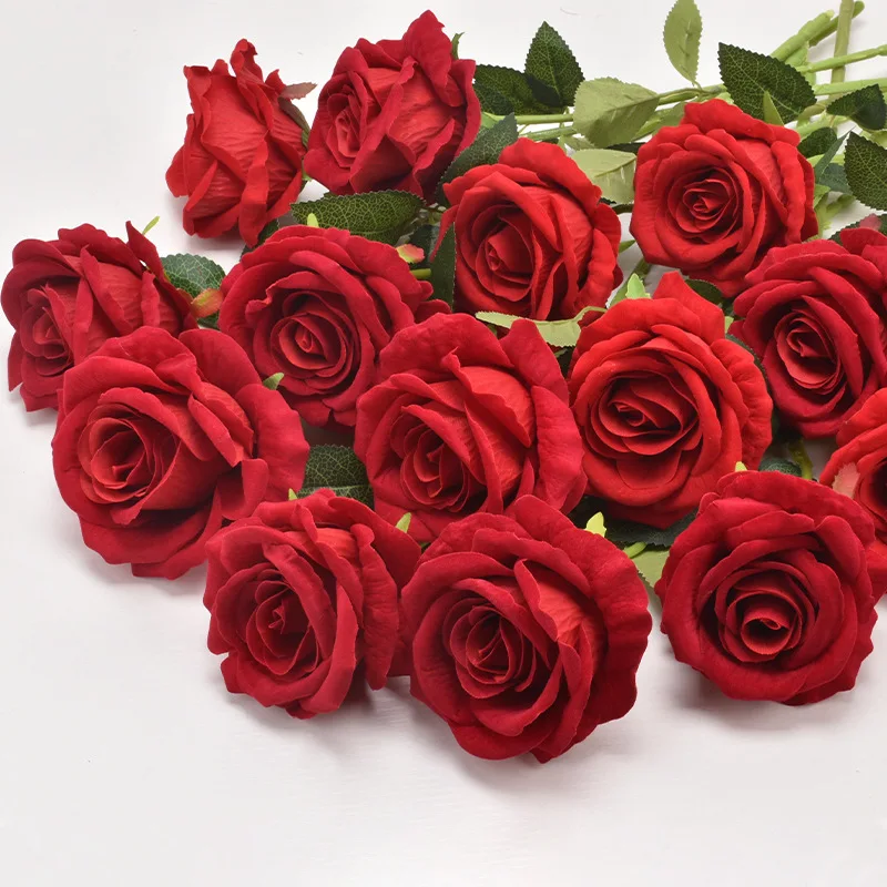 Real Touch Velvet Artificial Roses with Long Stem Fake Flowers Bouquet BIG SIZE Party Home Wedding Centerpiece Office DIY Decor
Real Touch Velvet Artificial Roses with Long Stem Fake Flowers Bouquet BIG SIZE Party Home Wedding Centerpiece Office DIY Decor
