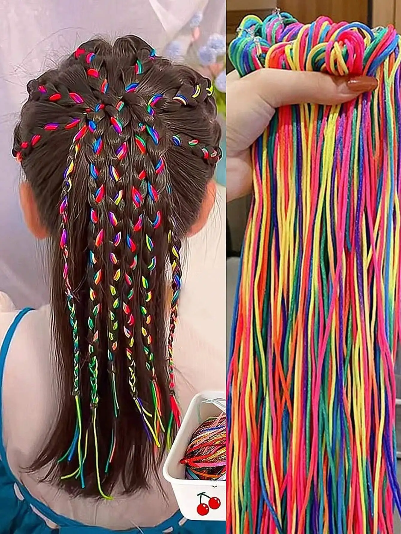 18pcs/Set Colorful Rope Hair Accessories For Girls, Versatile Braids Hairstyles, Fashion Shiny Hair Ties
18pcs/Set Colorful Rope Hair Accessories For Girls, Versatile Braids Hairstyles, Fashion Shiny Hair Ties