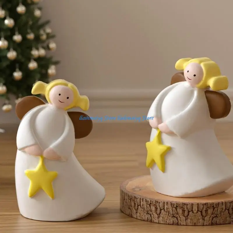 573B Angel Girl Silicone Mold Silicone Texture for Handmade Ornaments Holiday
573B Angel Girl Silicone Mold Silicone Texture for Handmade Ornaments Holiday