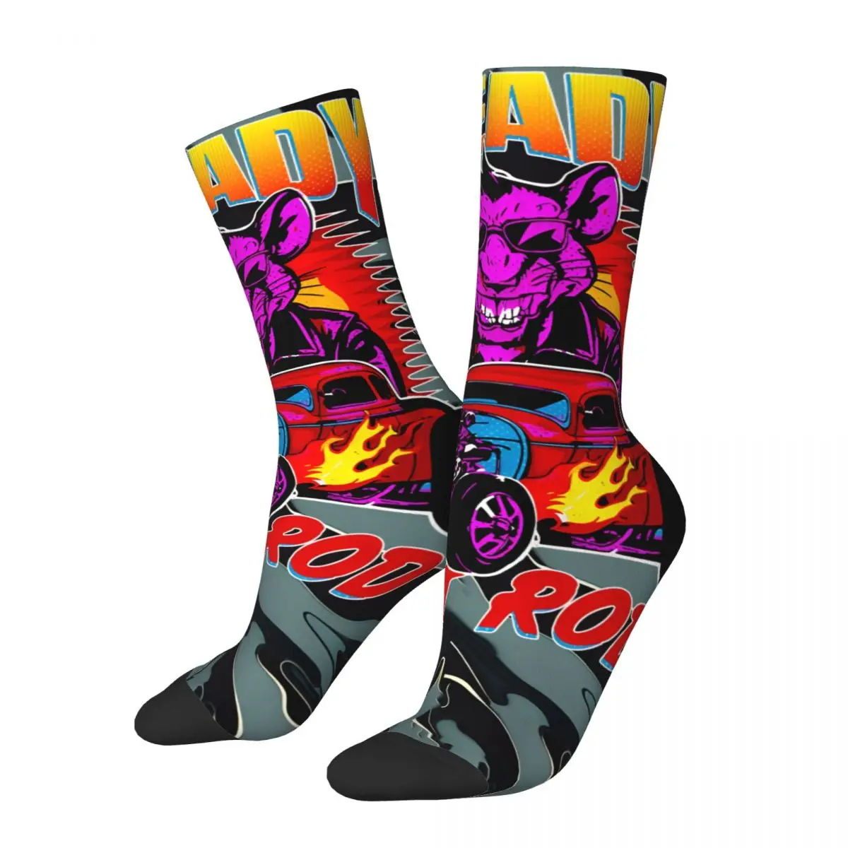 Винтажные красивые мужские Компрессионные носки унисекс T-Tales of the Rat Fink Harajuku с принтом Новинка короткие носки
Винтажные красивые мужские Компрессионные носки унисекс T-Tales of the Rat Fink Harajuku с принтом Новинка короткие носки