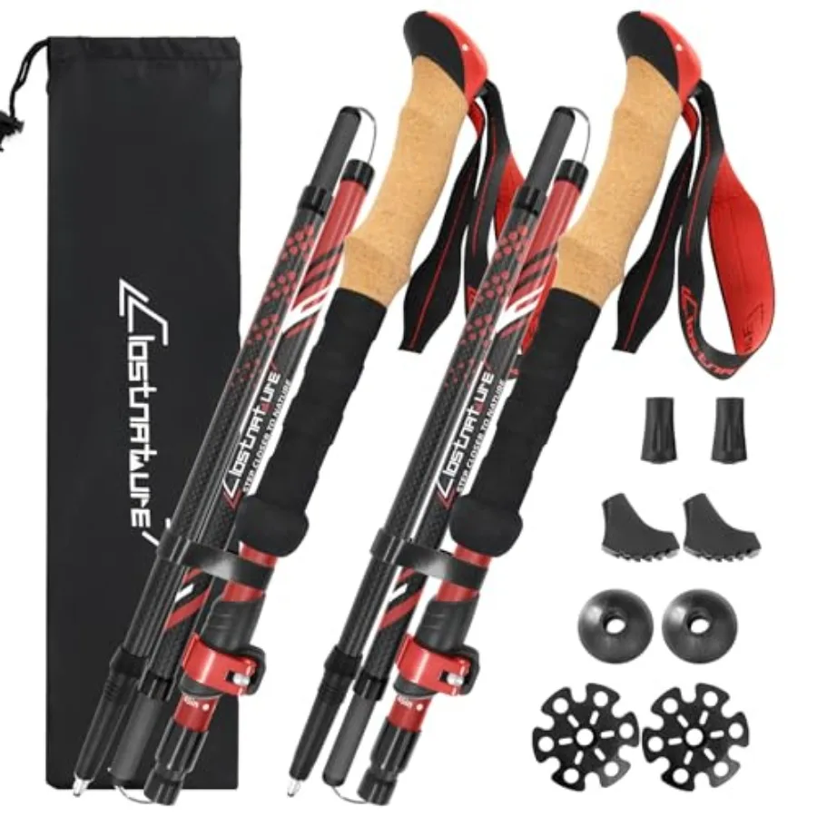 Collapsible Trekking Poles for Hiking Carbon Fiber Folding Hiking Poles Telescopic Lightweight Trekking Sticks for Women Men Se
Collapsible Trekking Poles for Hiking Carbon Fiber Folding Hiking Poles Telescopic Lightweight Trekking Sticks for Women Men Se