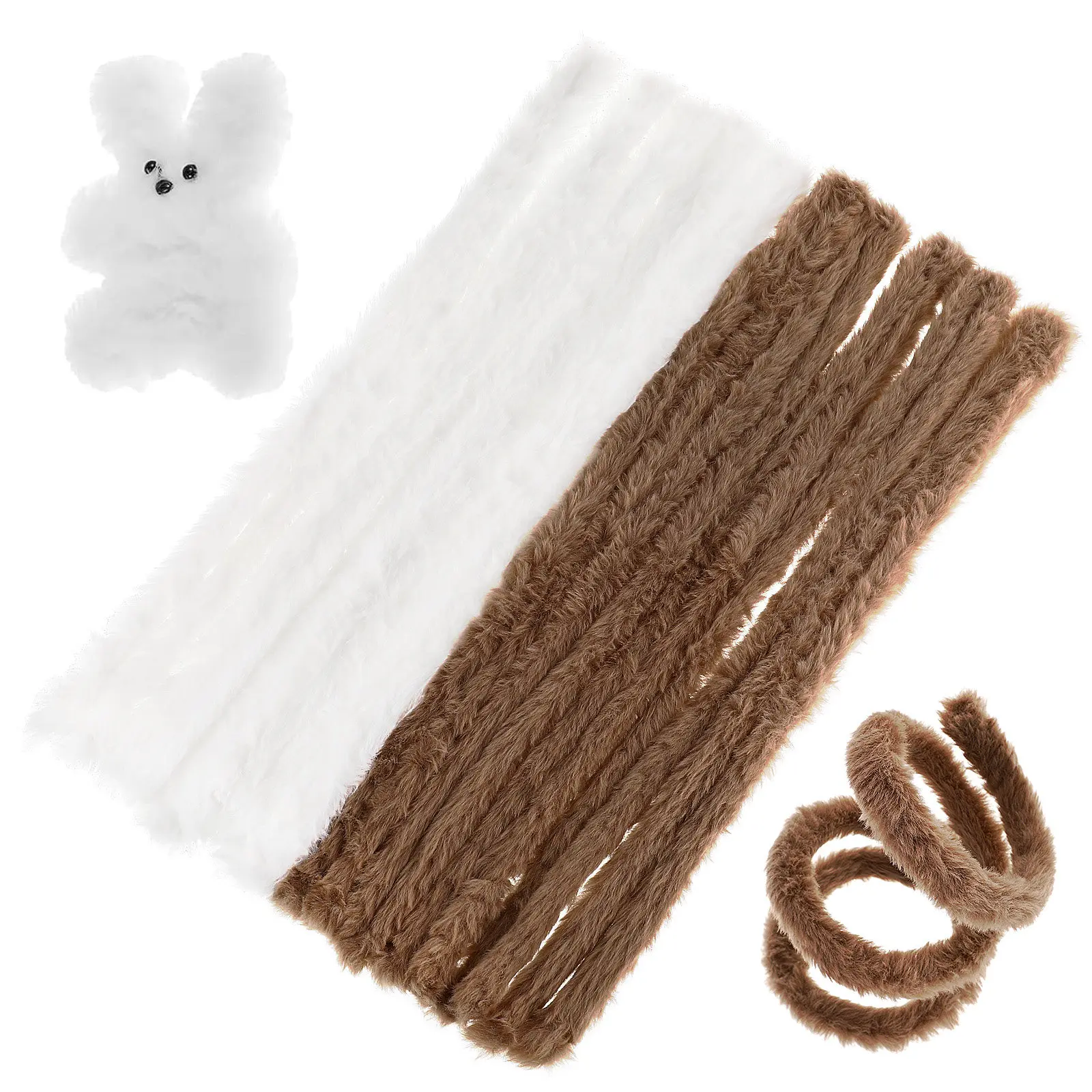10Pcs Rabbit Hair Chenille Stems Easy to Shape Twist Stems for Crafting Kids Halloween Decor Pipe Cleaner Floral DIY Craft
10Pcs Rabbit Hair Chenille Stems Easy to Shape Twist Stems for Crafting Kids Halloween Decor Pipe Cleaner Floral DIY Craft