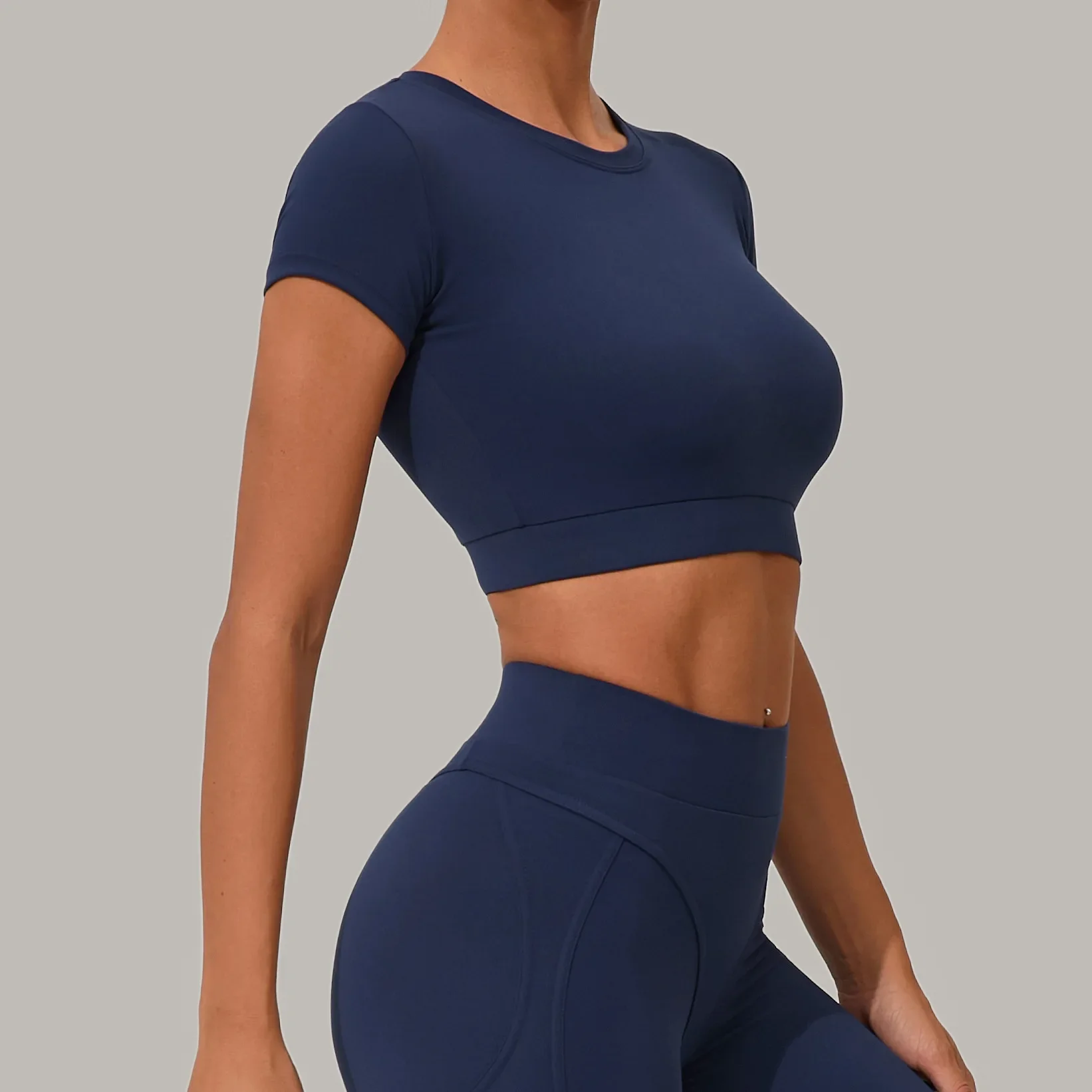 Seamless Yoga T-Shirt Sports Fitness Casual Skinny Quick-Drying Pilate Dance Running outdoors Workout Clothing Gym Top for Women
Seamless Yoga T-Shirt Sports Fitness Casual Skinny Quick-Drying Pilate Dance Running outdoors Workout Clothing Gym Top for Women
