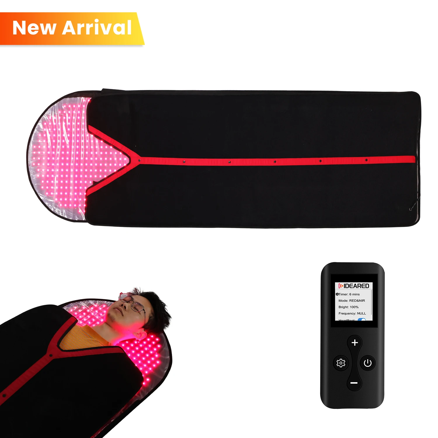 IDEATHERAPY Red Light Therapy Pod TLB2000Y-T Reduce Pain Red Light Sleeping Bag Red Light Therapy Blanket
IDEATHERAPY Red Light Therapy Pod TLB2000Y-T Reduce Pain Red Light Sleeping Bag Red Light Therapy Blanket