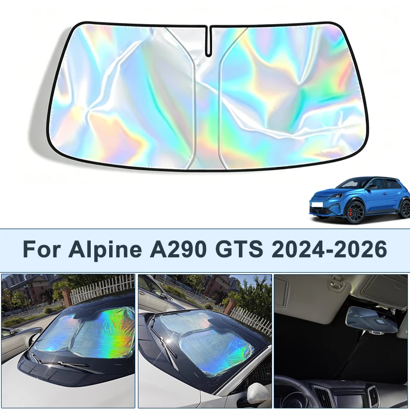 Foldable Front Windshield Sun Shade For Alpine A290 GTS 2024-2026 UV Reflective Sun Protection Cover Car Interior Accessories
Foldable Front Windshield Sun Shade For Alpine A290 GTS 2024-2026 UV Reflective Sun Protection Cover Car Interior Accessories