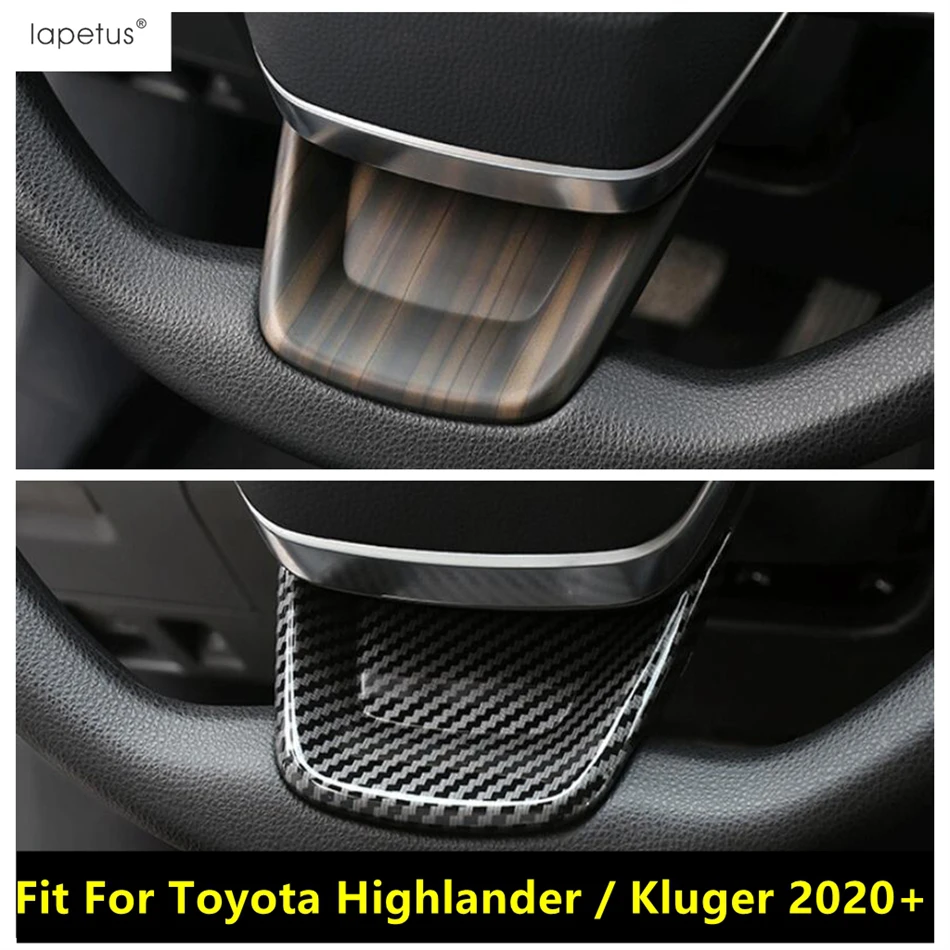 Steering Wheel U Shape Frame Decor Cover Trim For Toyota Highlander / Kluger 2020 - 2024 Wood Grain / Carbon Fiber Accessories
Steering Wheel U Shape Frame Decor Cover Trim For Toyota Highlander / Kluger 2020 - 2024 Wood Grain / Carbon Fiber Accessories