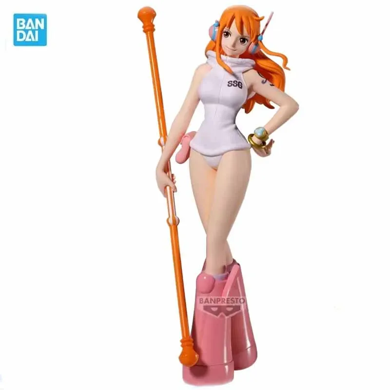 BANDAI в наличии, оригинальная фигурка Banpresto Anime One Piece the Shukko Nami Egghead из ПВХ, модель, коллекционная игрушка, подарки
BANDAI в наличии, оригинальная фигурка Banpresto Anime One Piece the Shukko Nami Egghead из ПВХ, модель, коллекционная игрушка, подарки