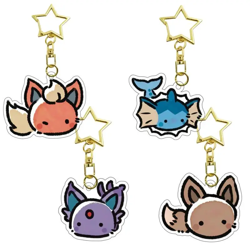 Акриловый брелок для ключей с персонажами аниме: Иви, Умбреон, Вапореон, Флареон. Акриловая подвеска для рюкзака, игрушка, подарок.
Акриловый брелок для ключей с персонажами аниме: Иви, Умбреон, Вапореон, Флареон. Акриловая подвеска для рюкзака, игрушка, подарок.