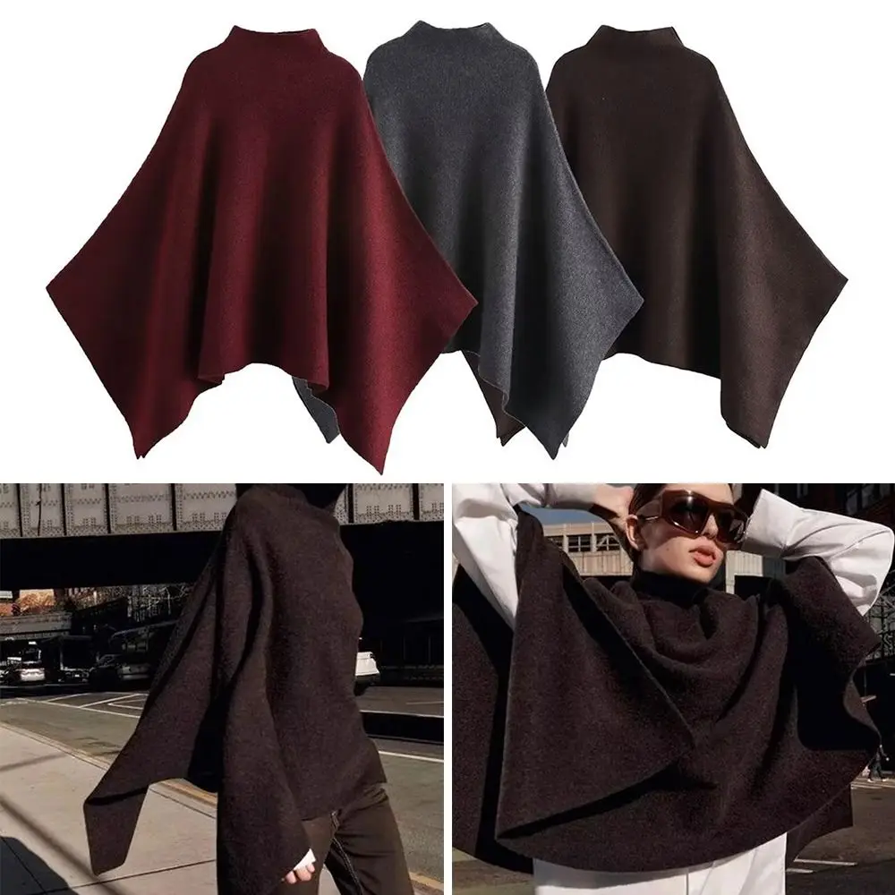 Модная осенне-зимняя женская шаль с запахом, свободный асимметричный дизайн, пончо, накидка с воротником-стойкой, повседневный кардиган
Модная осенне-зимняя женская шаль с запахом, свободный асимметричный дизайн, пончо, накидка с воротником-стойкой, повседневный кардиган