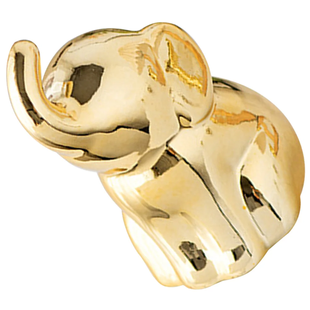 Ceramic Gold Elephant Decoration Lovely Compact Desktop Ornament Perfect for Home Office Table Decor Elephant Decor 
Ceramic Gold Elephant Decoration Lovely Compact Desktop Ornament Perfect for Home Office Table Decor Elephant Decor