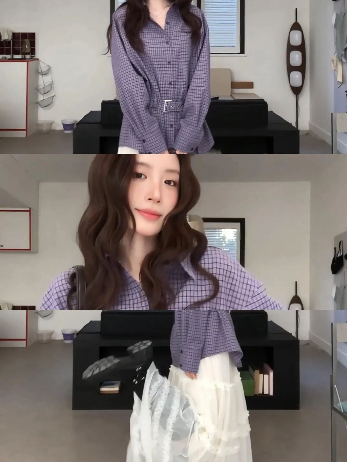 Women's Plaid Long Sve Purple irt Spring 2026 New Luxury High-End Feel Outerwear Korean Sle Loose Fit Cotton Polyester
Women's Plaid Long Sve Purple irt Spring 2026 New Luxury High-End Feel Outerwear Korean Sle Loose Fit Cotton Polyester