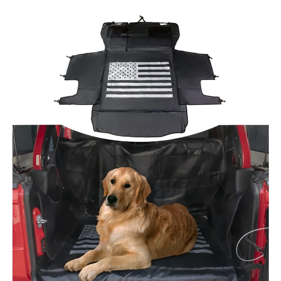 Cargo Mat Dog Seat Covers for Jeep, Dog Cargo Liner for 2007-2025 2026 Jeep Wrangler JK JL Unlimited 4 Door Accessories, Waterp
Cargo Mat Dog Seat Covers for Jeep, Dog Cargo Liner for 2007-2025 2026 Jeep Wrangler JK JL Unlimited 4 Door Accessories, Waterp