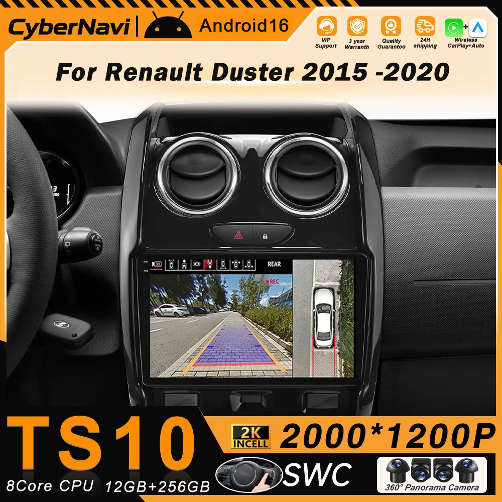 Car Radio Android 16 Carplay For Renault Duster 2014 2015 2016 2017 -2020 Navigation GPS Multimedia Player Stereo WiFi+4G DSP BT
Car Radio Android 16 Carplay For Renault Duster 2014 2015 2016 2017 -2020 Navigation GPS Multimedia Player Stereo WiFi+4G DSP BT