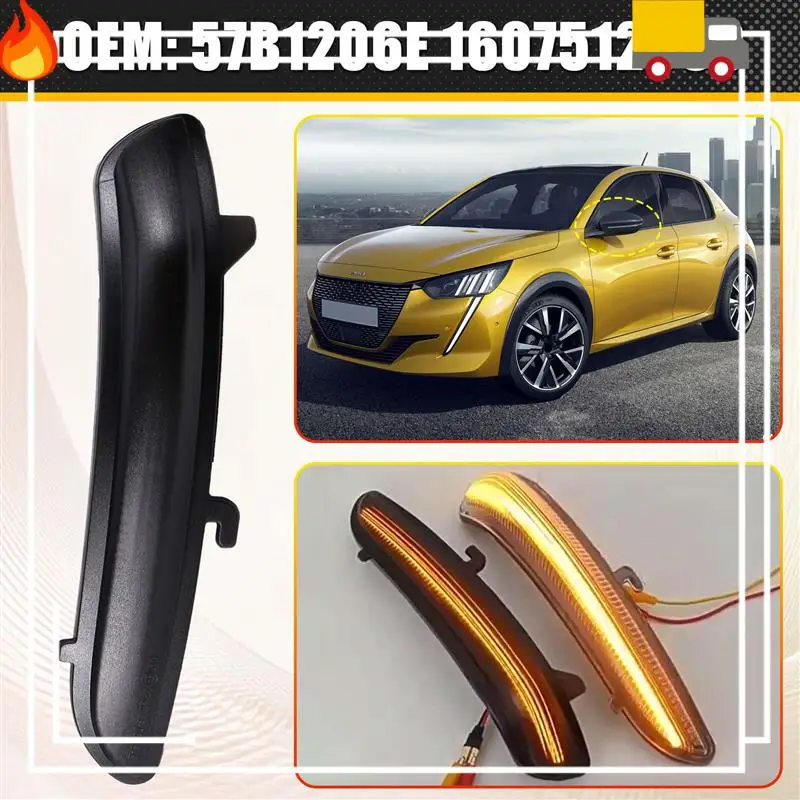 Динамический светодиодный мигающий свет бокового зеркала для Peugeot 208 2008 2012-2020 для Citroen C3
Динамический светодиодный мигающий свет бокового зеркала для Peugeot 208 2008 2012-2020 для Citroen C3