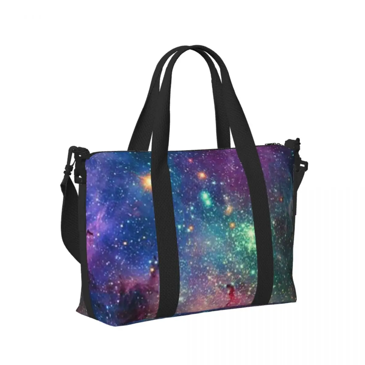 Custom Galaxy Beach Travel Bag Large Capacity Tote Bags for Gym Sport Women Shopping Duffle Shoulder Bag
Custom Galaxy Beach Travel Bag Large Capacity Tote Bags for Gym Sport Women Shopping Duffle Shoulder Bag