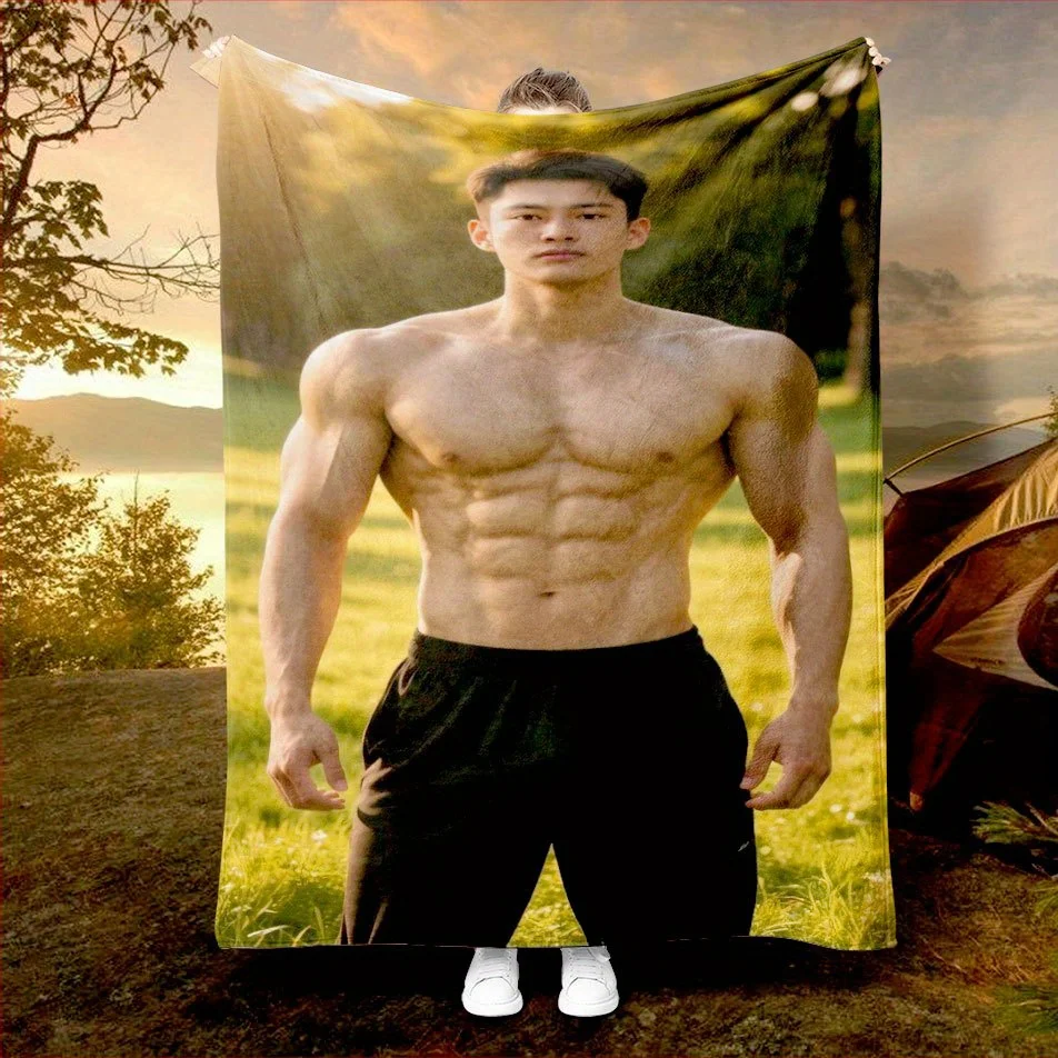 A sexy and muscular man with a well-defined abdominal muscles, a personalized patterned printed flannel blanket
A sexy and muscular man with a well-defined abdominal muscles, a personalized patterned printed flannel blanket