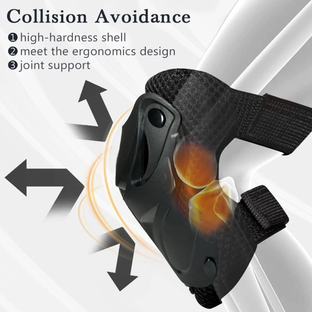 Набор защитной экипировки для детей 6-в-1: наколенники/налокотники + защита запястий для катания на коньках, скейтбординга и самокатов
Набор защитной экипировки для детей 6-в-1: наколенники/налокотники + защита запястий для катания на коньках, скейтбординга и самокатов