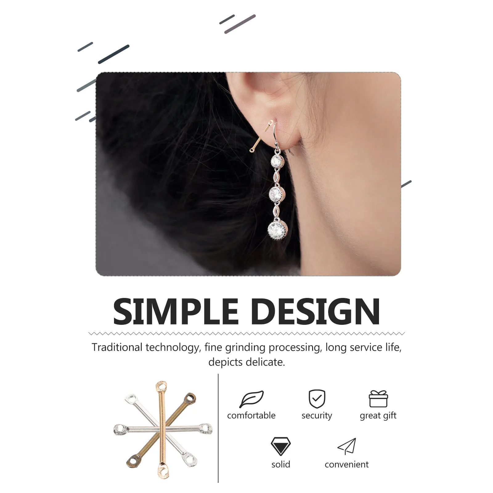 200pcs Jewelry Links Metal Connectors Bright Colored Durable charms bracelet diy craft accessories earrings necklace pendant
200pcs Jewelry Links Metal Connectors Bright Colored Durable charms bracelet diy craft accessories earrings necklace pendant