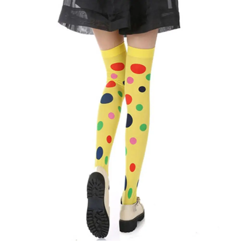 4pcs Printing Long Stockings Colorful Socks Colorful Clown Tube Socks Rainbow Stripes Cosplay Dress Up Props
4pcs Printing Long Stockings Colorful Socks Colorful Clown Tube Socks Rainbow Stripes Cosplay Dress Up Props