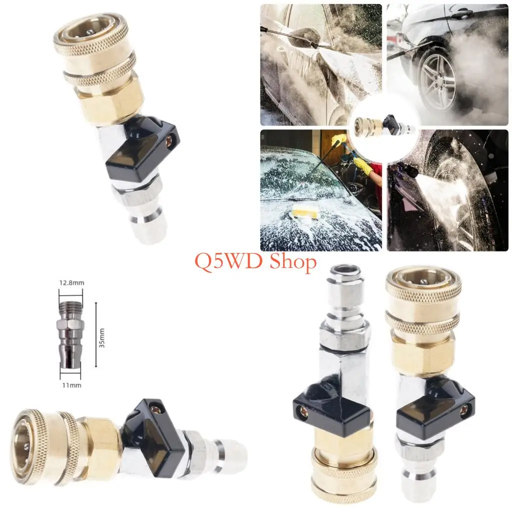 Q5WD Sturdy Stainless Steel and Brass 3/8 Inch Pneumatics Air Valves With Quick Releases Coupler And Hose Adapter
Q5WD Sturdy Stainless Steel and Brass 3/8 Inch Pneumatics Air Valves With Quick Releases Coupler And Hose Adapter