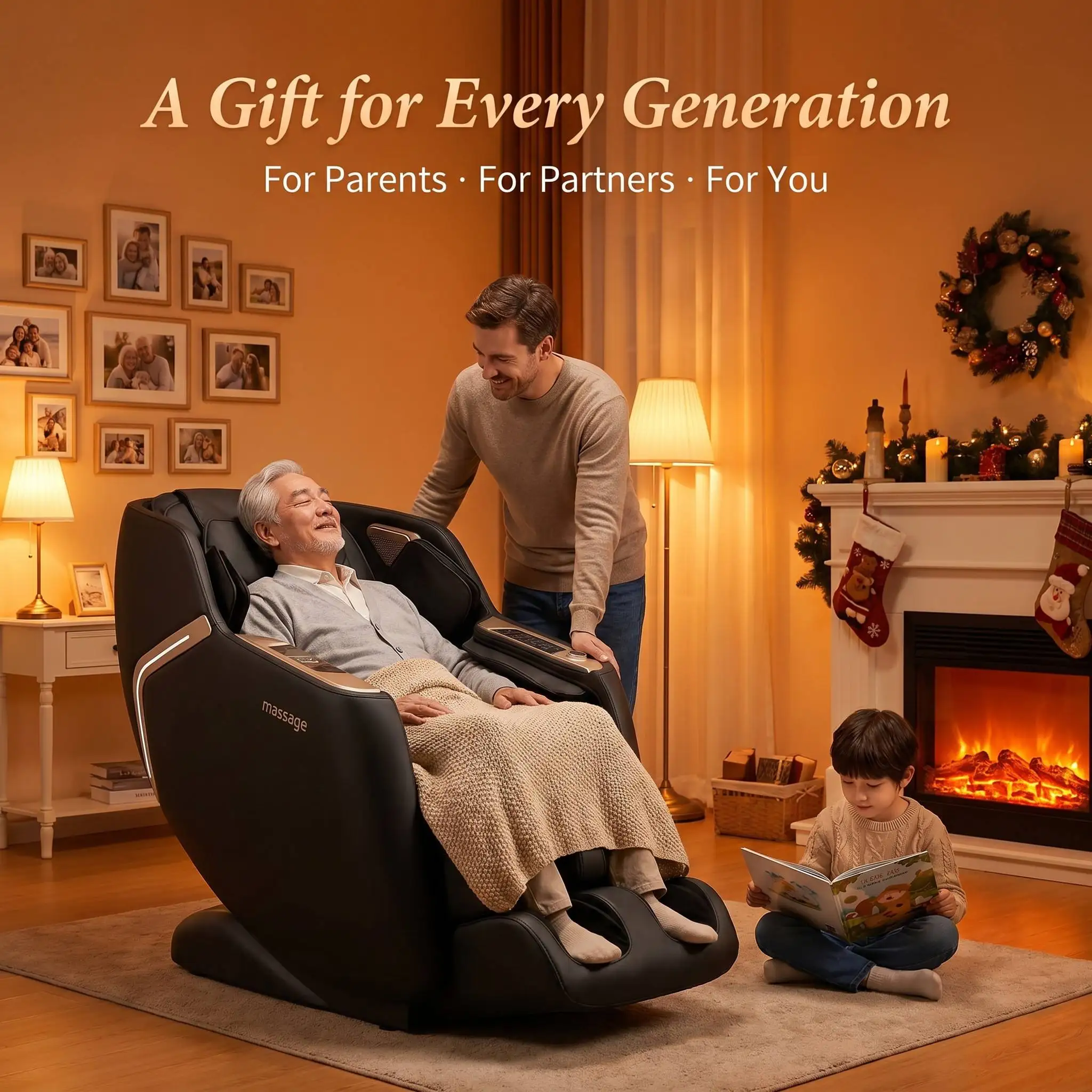 Massage Chair with Full Body Hydrotherapy Heating Function, Air Pressure Function, Plug-in and USB Music Massage Function
Massage Chair with Full Body Hydrotherapy Heating Function, Air Pressure Function, Plug-in and USB Music Massage Function