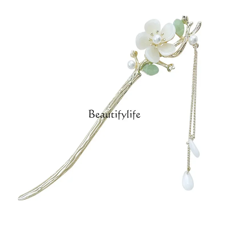 Tassel hairpin antique temperament simple modern disc hair cheongsam hanfu hair accessories women
Tassel hairpin antique temperament simple modern disc hair cheongsam hanfu hair accessories women