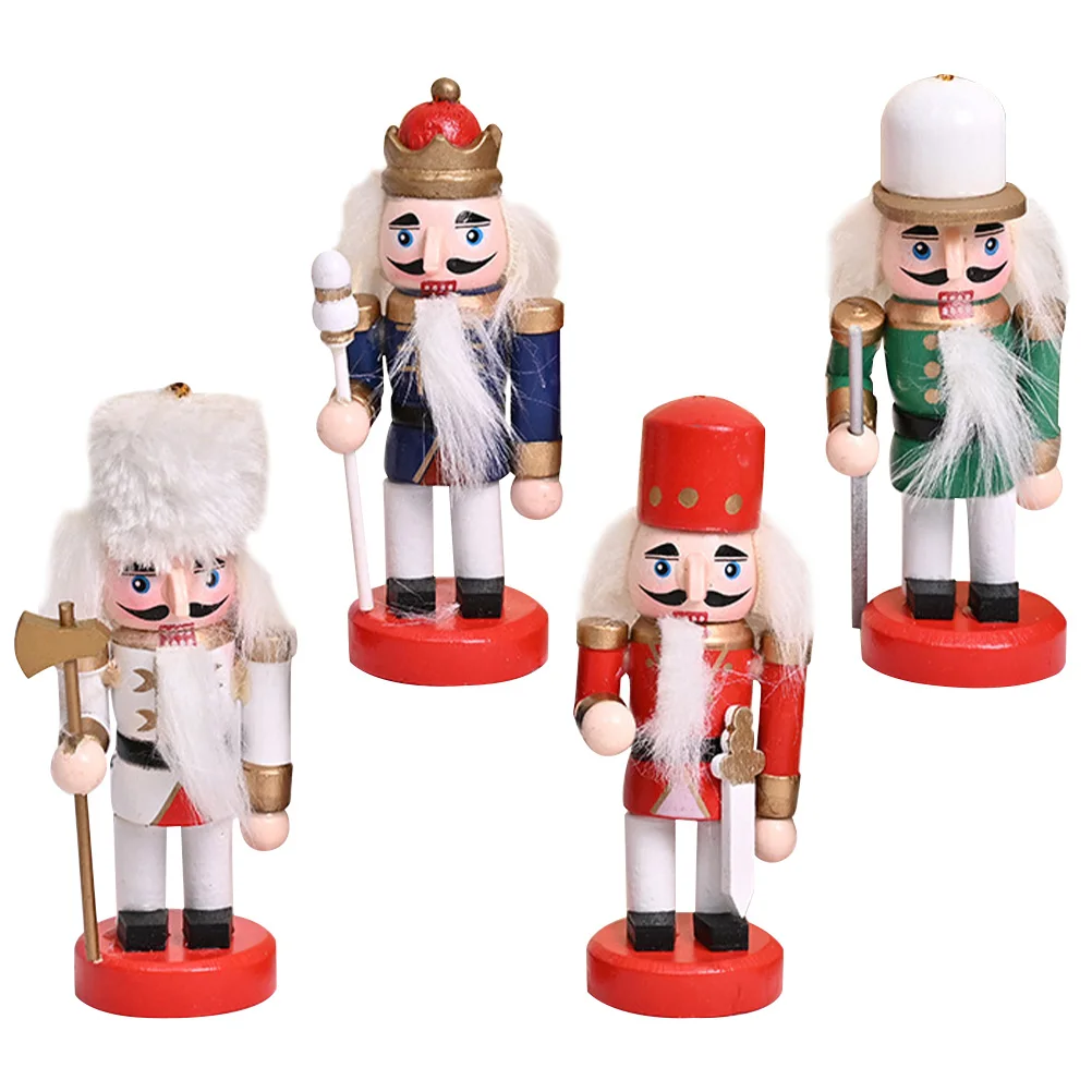 4 Pcs Xmas Wood nament Nutcracker Pendants Hanging Decor Christmas Tree Decorations Wooden Puppet Sturdy Festive
4 Pcs Xmas Wood nament Nutcracker Pendants Hanging Decor Christmas Tree Decorations Wooden Puppet Sturdy Festive