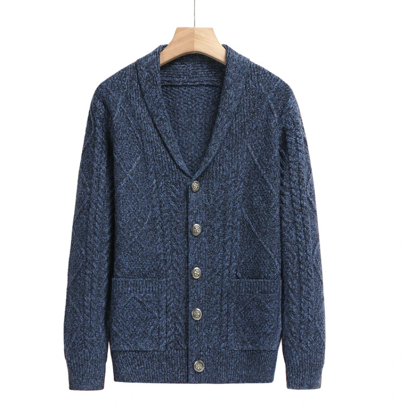 Autumn and Winter Warm Sweater Men's Cardigan Elegant Retro Coat Slim Knit Jacket Thick Sweater
Autumn and Winter Warm Sweater Men's Cardigan Elegant Retro Coat Slim Knit Jacket Thick Sweater