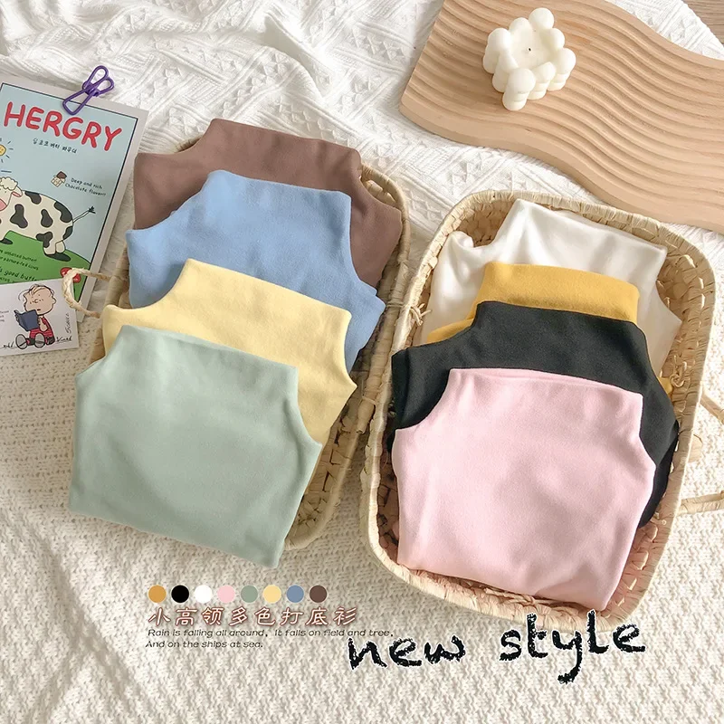 Children Base Sweater with Velvet Half High Collar Thick Inner Layer Versatile Long Sleeved Clothing
Children Base Sweater with Velvet Half High Collar Thick Inner Layer Versatile Long Sleeved Clothing