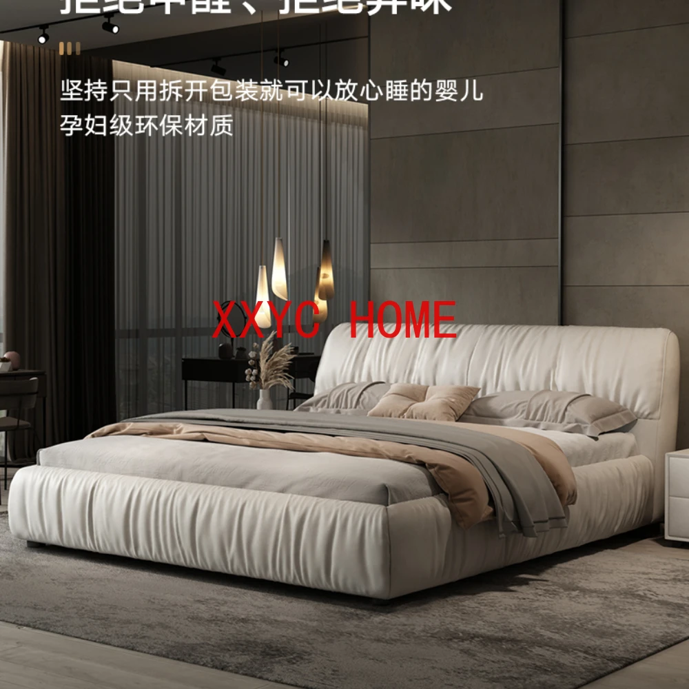 Italian Technology Fabric Bed Tofu Block Fabric Bed Yuan Silent Wind Master Bedroom11
Italian Technology Fabric Bed Tofu Block Fabric Bed Yuan Silent Wind Master Bedroom11